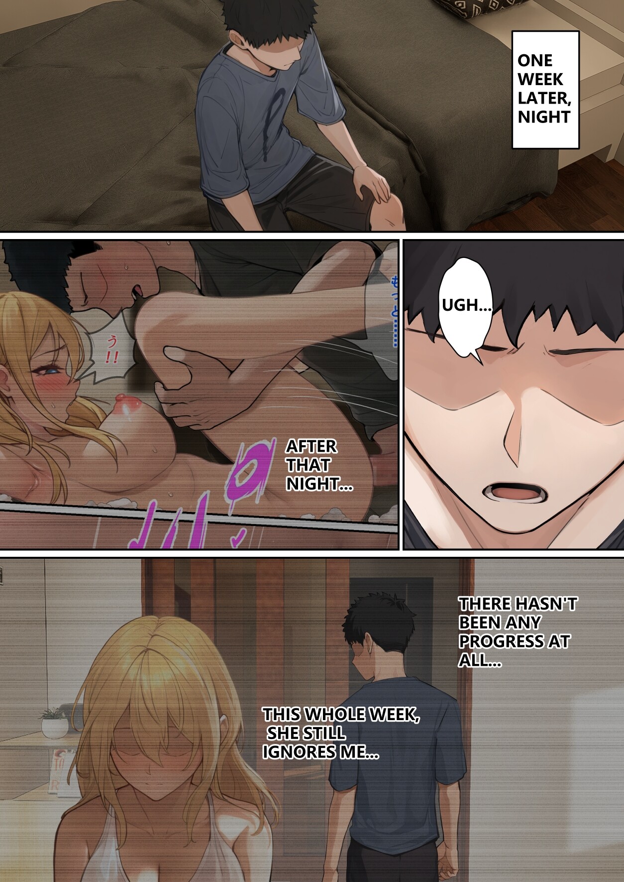 Hentai Manga Comic-My AR glasses can see various stats about my foster sister!?-Read-139